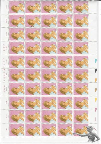 Briefmarken frankaturgültig | Bogen 50 x 35 Rappen (Fr. 17.50)
