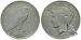 1927 D USA 1 Dollar Peace