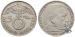 3. Reich 5 Mark 1937 J, Silber