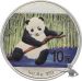 China Panda 2014 - Silberm&uuml;nze zu 1 Feinunze 999 Silber - coloriert am Wasser