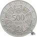 Österreich 500 Schilling 1988