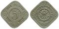 Curacao 5 Cents 1948