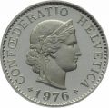 5 Rappen 1976 PROOF
