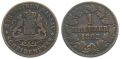 Nassau Herzogthum 1 Kreuzer 1862