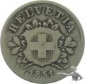 10 Rappen 1851 BB