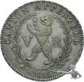 Appenzell Ausserrhoden 4 Franken 1816 | Stehender Krieger