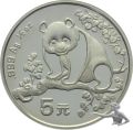 China 5 Yuan 1993 Silber Panda