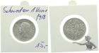 Schweden 1 Krona 1918 Silber Gustav V.
