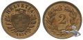 2 Rappen 1931 B Prachtexemplar!!!