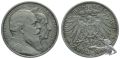Baden 2 Mark 1906 | Friedrich + Luise