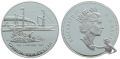 Kanada 1 Silber Dollar 1991 Ship "Frontenac"