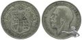 Grossbritannien 1/2 Crown 1923 Silber