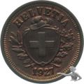 1 Rappen 1927 B fast stempelglanz