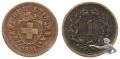 1 Rappen 1891 br