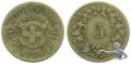 5 Rappen 1850 BB - günstiger Startpreis