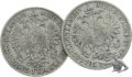 Ungarn - Österreich 1 Florin 1858 + 1859 (2 Münzen)