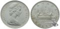 Kanada 1 Dollar 1966 Voyageur - Grosssilbermünze