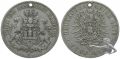 Hamburg 5 Mark 1876 J Stadtwappen mit Schildhalter