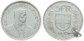 5 Franken 1954 B | Silber, Alphirte SUPER