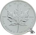 Kanada Maple Leaf 2008 - 1 Unze Feinsilber