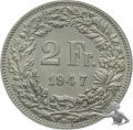2 Franken 1947 B - Prachtstück