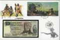 Banknotenbrief Argentinien 5 Pesos Centralbank