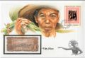 Banknotenbrief Vietnam Mot Dong
