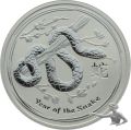 Australien 50 Cents 2013 - Jahr der Schlange - 1/2 Unze Feinsilber