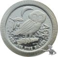 Niue 2 Dollars 2021 Eule - 1 Unze Feinsilber