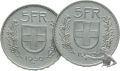 5 Franken 1950 &amp; 1953 B Tell | QUALIT&Auml;T - G&Uuml;NSTIGES ANGEBOT !