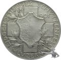 1901 Luzern Eidgenössisches Schützenfest Schützenmedaille Silber