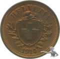 1 Rappen 1914 -stempelglanz