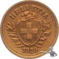 1 Rappen 1920 | wunderschönes Exemplar!