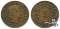 5 Rappen 1918 B | Messing