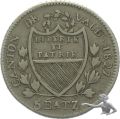 Waadt 5 Batzen 1827 Silber