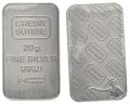 20 Gramm Silberbarren - Credit Suisse - 999.0 Feinsilber