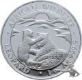 Somalia 100 Shillings 2019 Leopard - 1 Unze Feinsilber