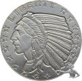 USA Indian Head &amp; Eagle - 1/2 Unze Feinsilber