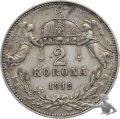 Ungarn 2 Kronen 1912 Silber
