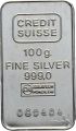 Silberbarren 100 Gramm - Credit Suisse
