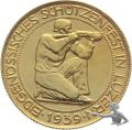 100 Franken 1939 Schützenfest Luzern Gold