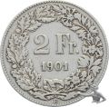 2 Franken 1901 ------------------------ BILLIG