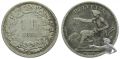 1 Franken 1850  Sitzende Helvetia