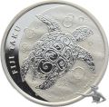 Fiji 2 Dollars 2013 Turtle Schildkr&ouml;te TOP!!! - 1 Unze Feinsilber 999