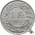 1 Franken 1914 B fast unzirkuliert
