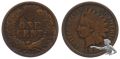 USA One Cent 1887 Indianer