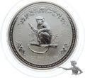 Australien 2 Dollars 2004 Year of the Monkey - Lunar 1 - Doppelunze Silber