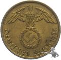 3. Reich 10 Pfennig 1938 G