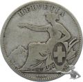2 Franken 1860 B | Sitzende Helvetia