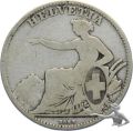 2 Franken 1862 B | Sitzende Helvetia